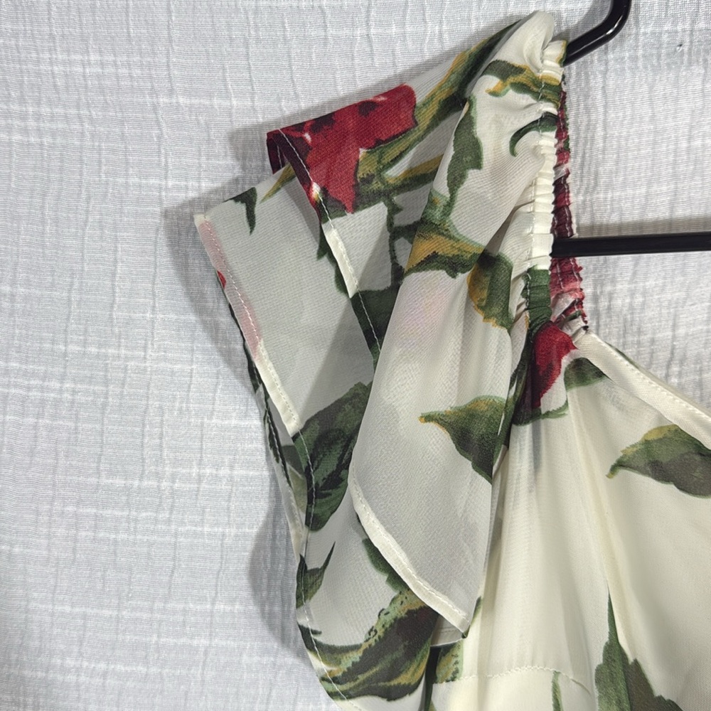 Betsey Johnson Off-Shoulder rose Floral Midi Dress – Size 2 – Gorgeous! - Picture 8 of 12